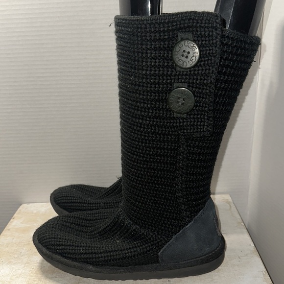 UGG Cardy II Black 1017328K Kid's / Youth Winter Boot - Picture 6 of 12